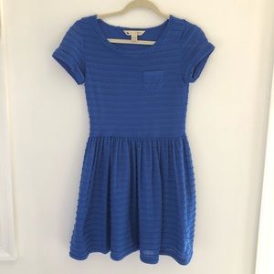 Yumi blue speckled dress
